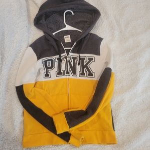 PINK zip-up sweatshirt